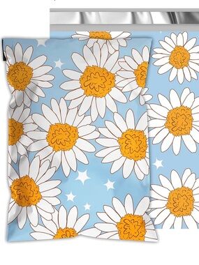 20- 10x13 Flower pokymailers